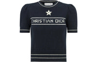 DIOR SS22 Cashmere Sweater Women's Blue