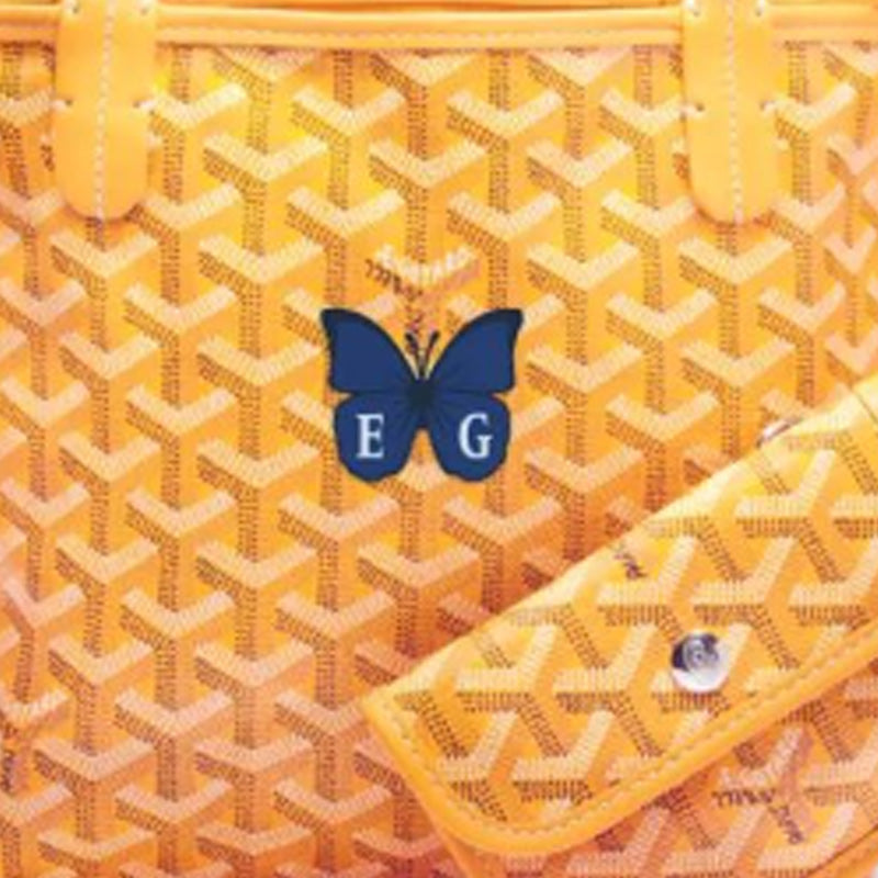 GOYARD Anjou Canvas With Calfskin Dog's Teeth Combo Bag Tote Bag Shopping Bag Shoulder Bag Handbag Mini Women's Yellow
