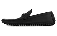 LOUIS VUITTON Hockenheim Gommino Loafers Men's Black