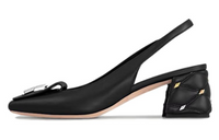 LOUIS VUITTON Shake Chunky Heel High Heels 5.5cm Women's Black