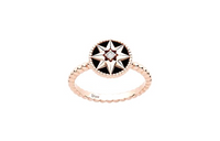 DIOR 18K Rose Gold Rings Unisex Rose Gold