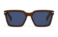 DIOR Square Sunglasses Men's Chestnut