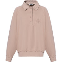 MIU MIU Logo-Detailed Polo Sweatshirt
