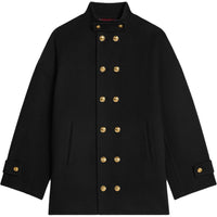 CELINE Egg Coat In Double Face Wool