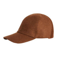 Loro Piana Cashmere Baseball Caps Men's Brown
