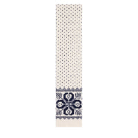 CELINE Scarf In Fair Isle Wool