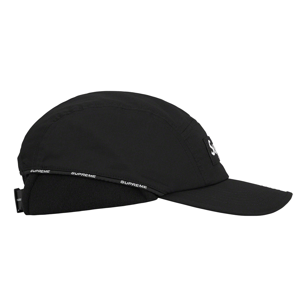 Supreme Packable Earflap Camp Cap 'Black White' SUP-FW22-1079