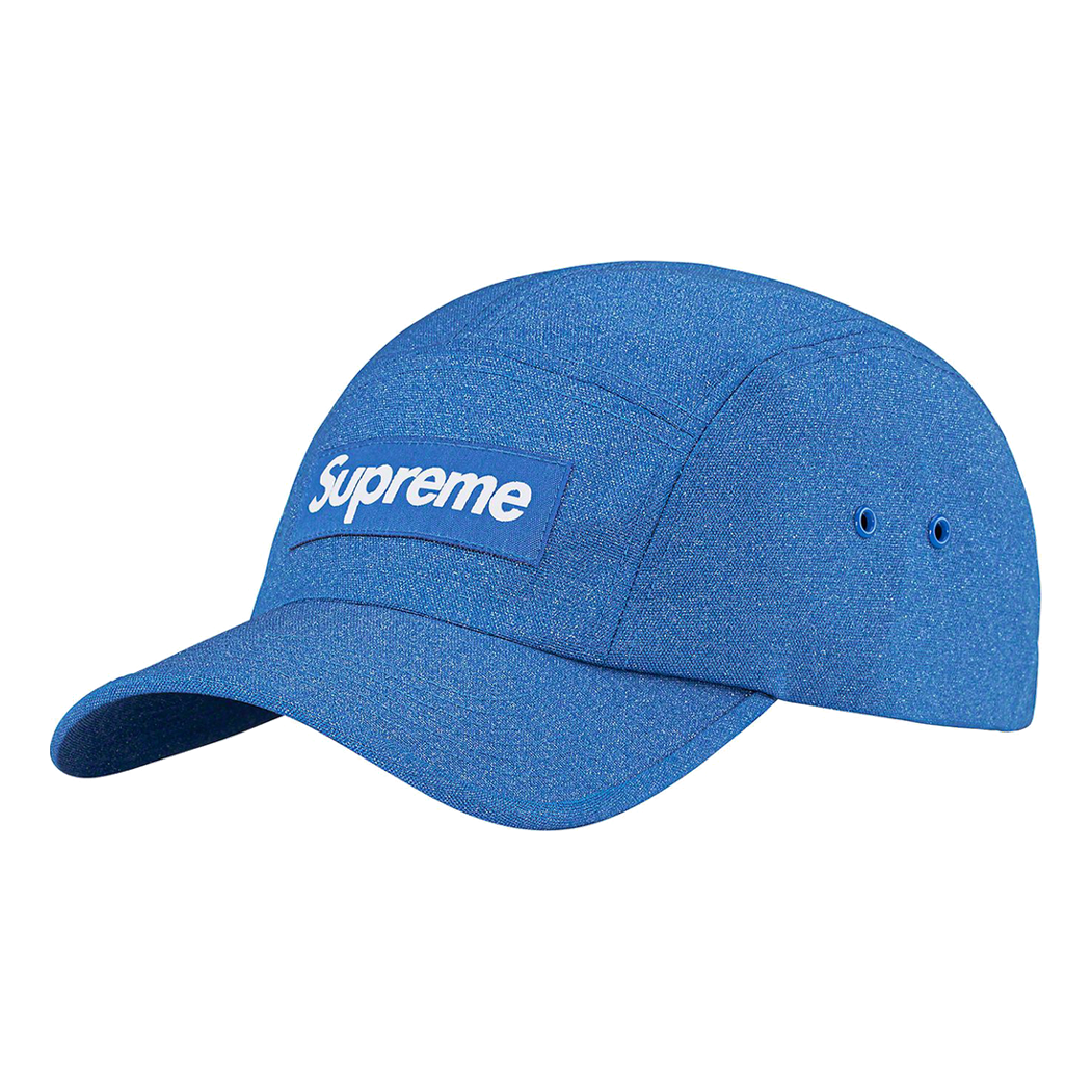 Supreme Glitter Cordura Camp Cap 'Blue White' SUP-SS23-2279