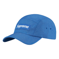Supreme Glitter Cordura Camp Cap 'Blue White' SUP-SS23-2279