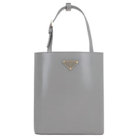 PRADA Polished Calfskin Shoulder Bag, Crossbody Bag, Handbag Women's Gray