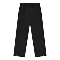 Fear of God Essentials Bonded Canvas Work Pant 'Jet Black' 130SP258200F