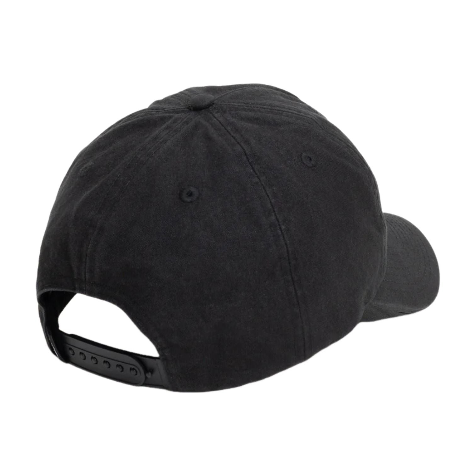 Stussy Mid-Depth Workgear Waxed Snapback Cap 'Black' 1311206-BLAC