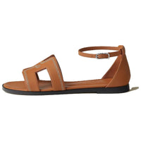 HERMES Santorini Strap Sandals Women's Brown