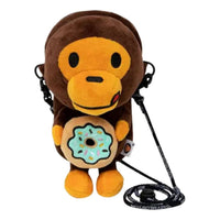 BAPE Baby Milo Donut Mobile Bag 'Brown' 0MXBGW4204XXK