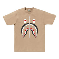 A Bathing Ape Shark T-Shirt 'Beige' 1J80-110-004-BGE