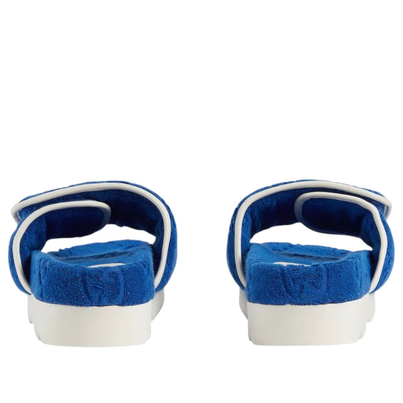 adidas x Gucci GG Platform Sandal 'Blue' 702412UU0104160