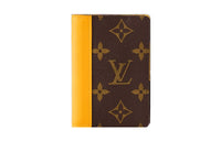 LOUIS VUITTON Coated Canvas Wallet Regular Men's Brown And Yellow