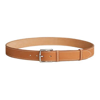 HERMES Solid Color Design Leather Leather Belts Unisex Brown 3.2CM