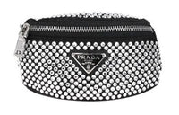 PRADA Fabric Fanny Pack Women's Black