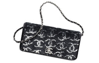 CHANEL Sequins Evening Bag Handbag, Shoulder Bag Women's