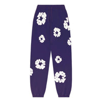 Denim Tears Cotton Wreath Sweatpants 'Purple White' 401-200-30