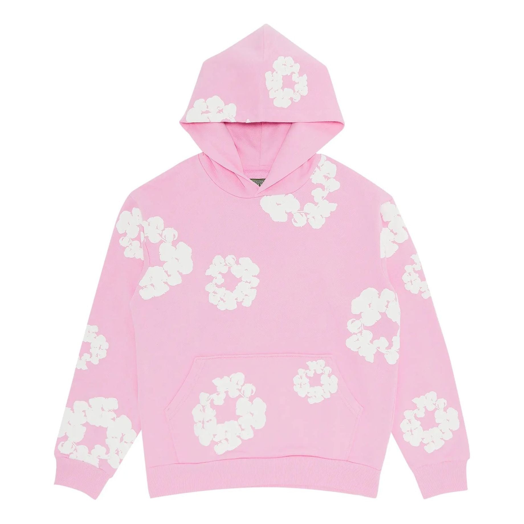 Denim Tears Cotton Wreath Hoodie 'Pink White' 301-100-30