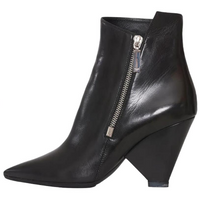 SAINT LAURENT Ankle Boots 9cm Women's Black