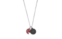 HERMES Carrousel Metal Necklaces Men's Hermes Red