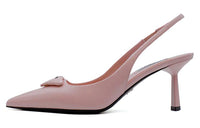 PRADA Slim Heel High Heels 7.5cm Women's Pink