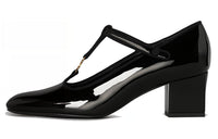 CELINE Chunky Heel High Heels Women's Black