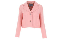 PRADA Cropped Coats Women's Pink