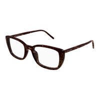 SAINT LAURENT Recycled Acetate Irregular Shape Eyeglass Frames Women's Tortoiseshell