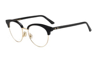 DIOR Acetate Metal Round Eyeglass Frames Women's Black