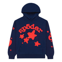 Sp5der Beluga Hoodie 'Navy' M01SS001BGNR