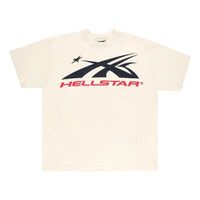 Hellstar Gel Sport Logo T-Shirt 'White Red' HS-T20-WHIT