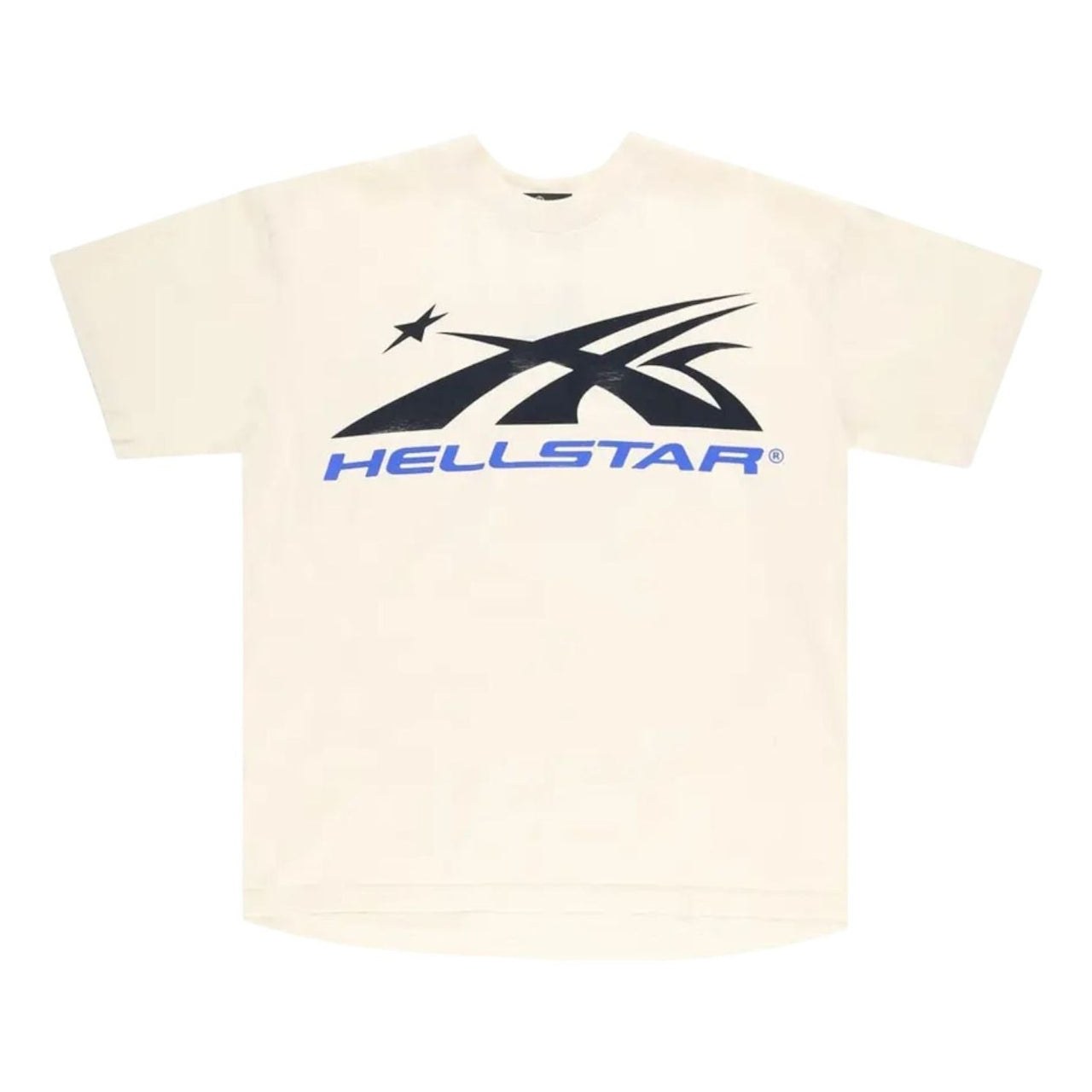 Hellstar Gel Sport Logo T-Shirt 'White Blue' HS-T22-WHIT