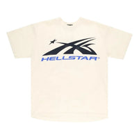 Hellstar Gel Sport Logo T-Shirt 'White Blue' HS-T22-WHIT
