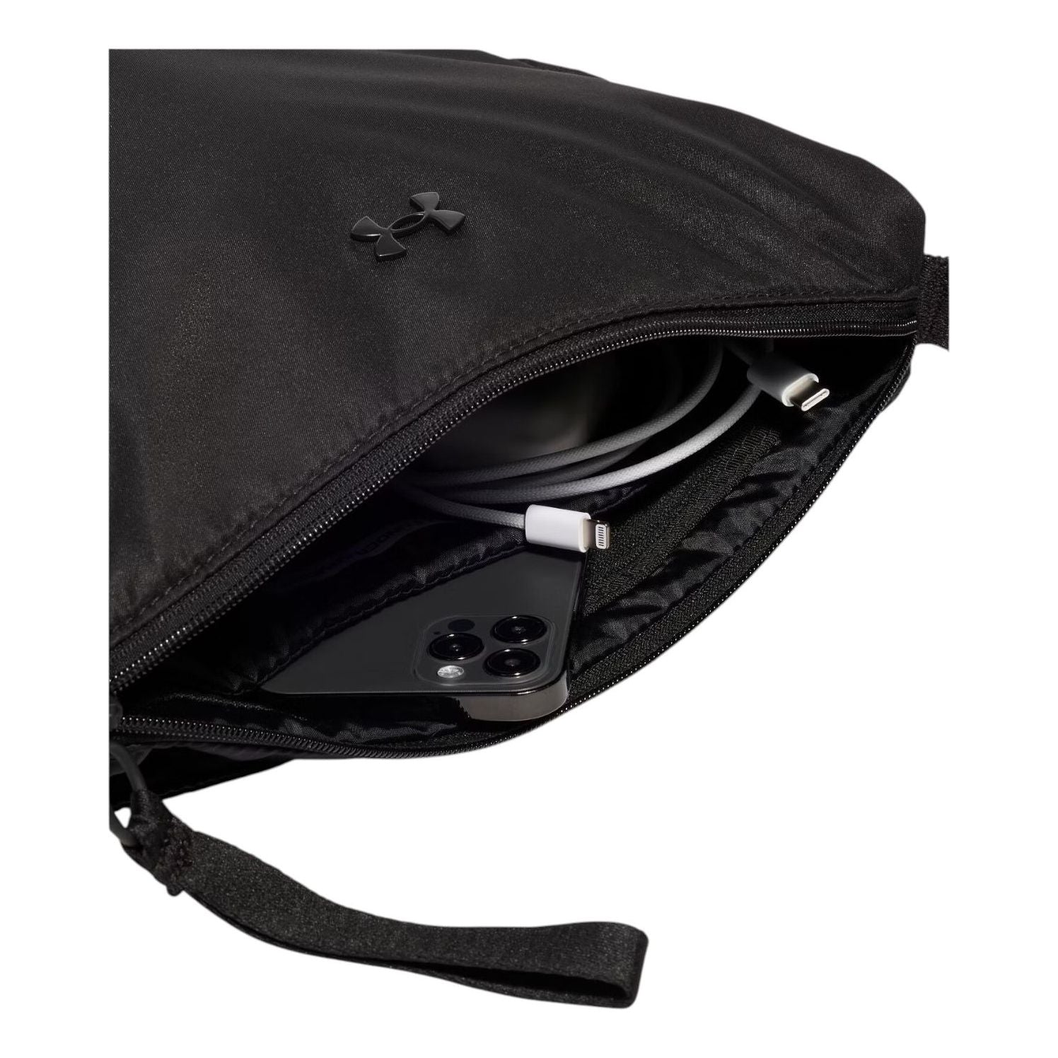 (WMNS) Under Armour Studio Luna Shoulder Bag 'Black' 1388927-001