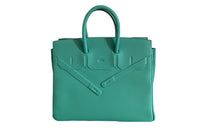 HERMES Birkin Swift Leather Shadow Birkin Bag Handbag Women's 6W Menthe Mint Green