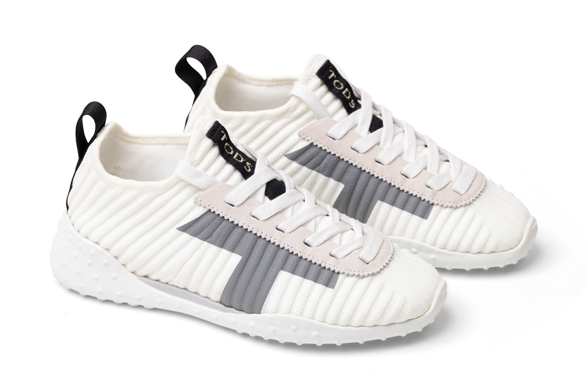 Tod's Ribbed Lace-Up Sneakers