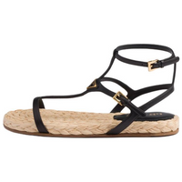 PRADA One Strap Sandals Women's Black