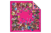 DIOR Miss DIOR Millefiori Series Silk Scarves Women's Rose Red
