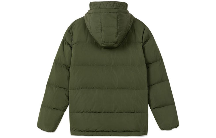 Skechers Solid Color Sports Casual Hooded Down Jacket 'Multi-Color' L420M146