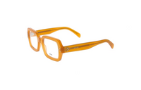 CELINE Irregular Shape Eyeglass Frames Women's Yellow