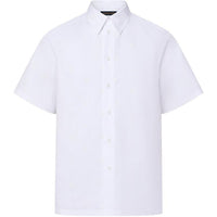 LOUIS VUITTON Lv BLason Printed Cotton Short-Sleeved Oxford Shirt