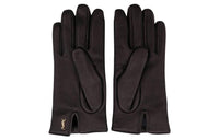 SAINT LAURENT Leather Gloves Women's Black