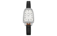 HERMES Wrist Watch Quartz Movement Genuine Leather Strap White Dial Women's W053761WW00
