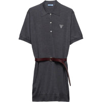 PRADA Belted Polo Dress