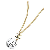 CHANEL Metal, Resin Necklaces Women's Gold