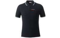 PRADA Polo Shirts Men Blue Black